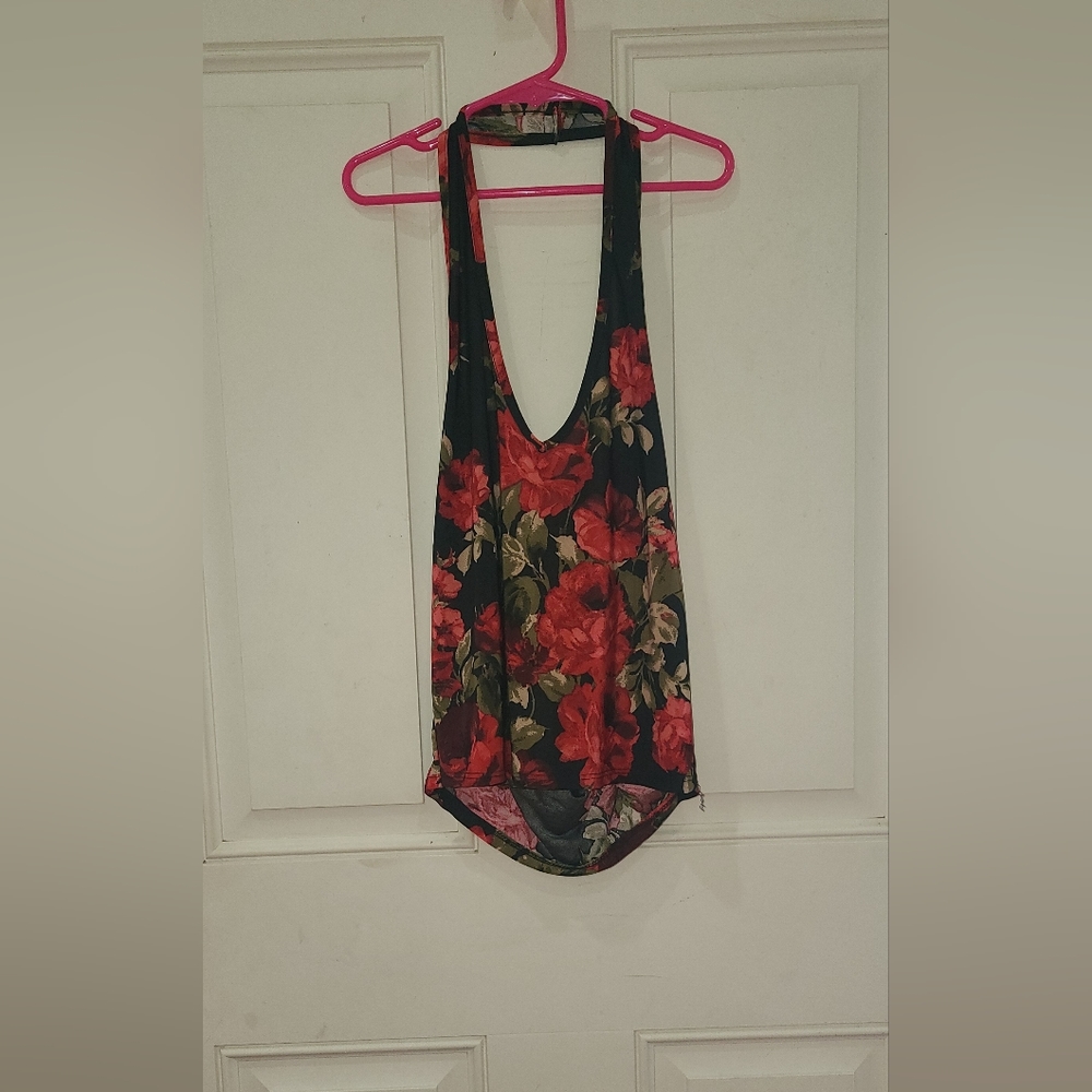 Rose crop top